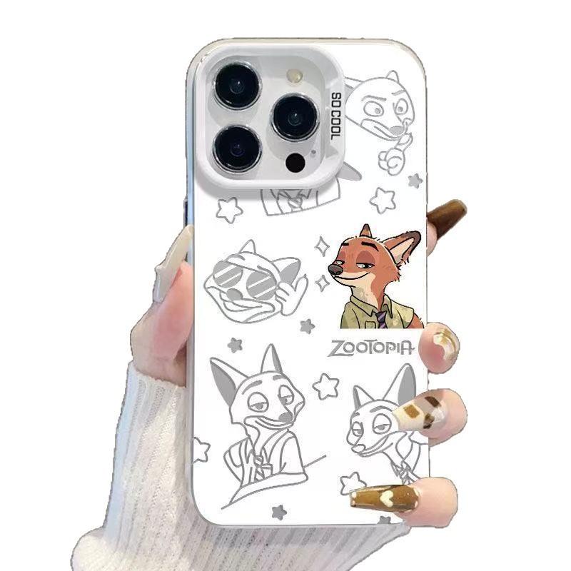 The new cartoon is suitable for iphone17 mobile phone case 11 Apple 16promax/15 anti-drop 14pro13 Europe and America 12
