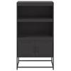 Vidaxl Szafka, Czarna, 68,5X38,5X123,5 Cm, Stal