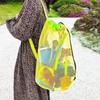 Portable Drawstring Beach Bag Large Capacity Swim Toy Storage Bag Mesh Beach Bag  Beach Activities