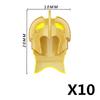 Mittelalterliche Militärzubehör Bausteine Ritter Figuren Waffe Schild Rüstung Helm Speer Bogen Armbrust Axt Hammer Spielzeug K026