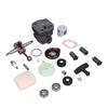 Cylinder Piston Assembly Oil Seal Crankshaft Spark Plug Kit 537253002 Replacement for Husqvarna 340