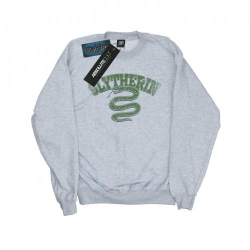Harry Potter Mens Slytherin Sport Emblem Sweatshirt