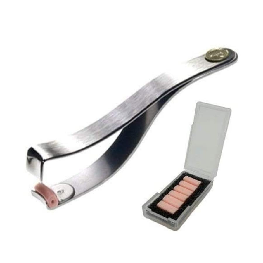 

Prima Shogyo Curl Up Stainless Steel Handmade Eyelash Curler with 6 Replacement Elastic Bands C-2000,