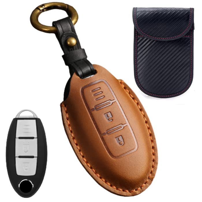 [LETINGFAR] Nissan Key Case for NISSAN, Smart Key Case, Key NISSAN-GE-SANHUA коричневый