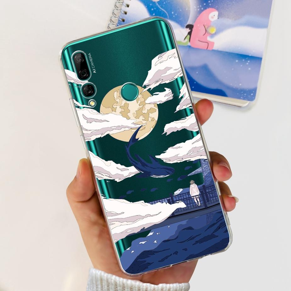 For Huawei Y9 Prime 2019 Case STK-L21 STK-L22 New Fashion Painted Cover Clear Silicone Shell For Huawei Y9 Prime 2019 Phone Case