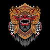 Barong Spirit Lion Leo Muay Thai Kickboxing Boxing MMA UFC Shorts Gym Sport Unisex Men Women Workout Quick Dry Print Elastic High Waist Training