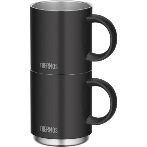 [Dishwasher Compatible Model] Thermos Vacuum Insulated Mug 350ml Black JDS-351 BK