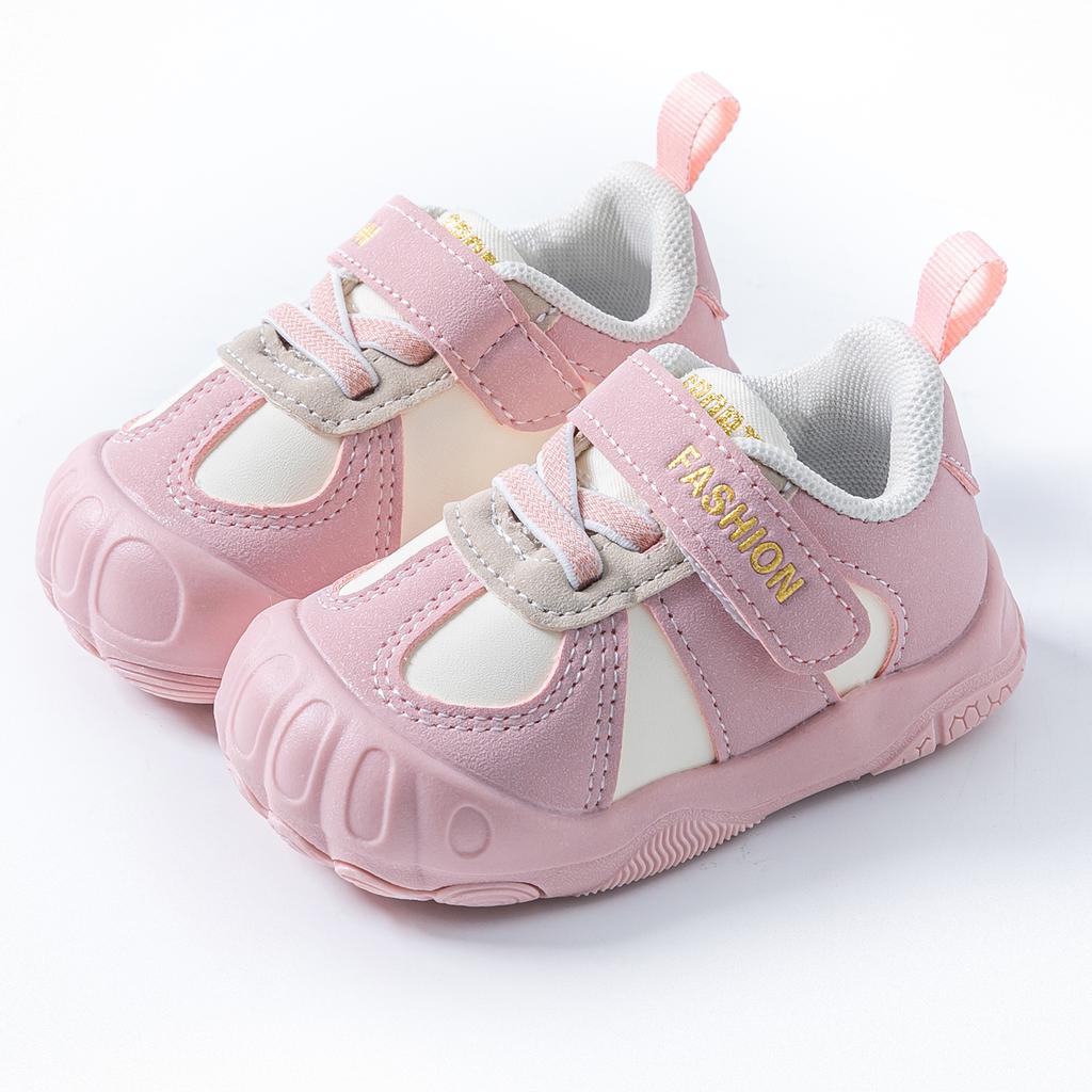 Ergonomics Toddler Shoes For Kids PU Leather Waterproof Kid's Sneakers Soft-soled Boy's Girl's Running Shoes Sport Shoes