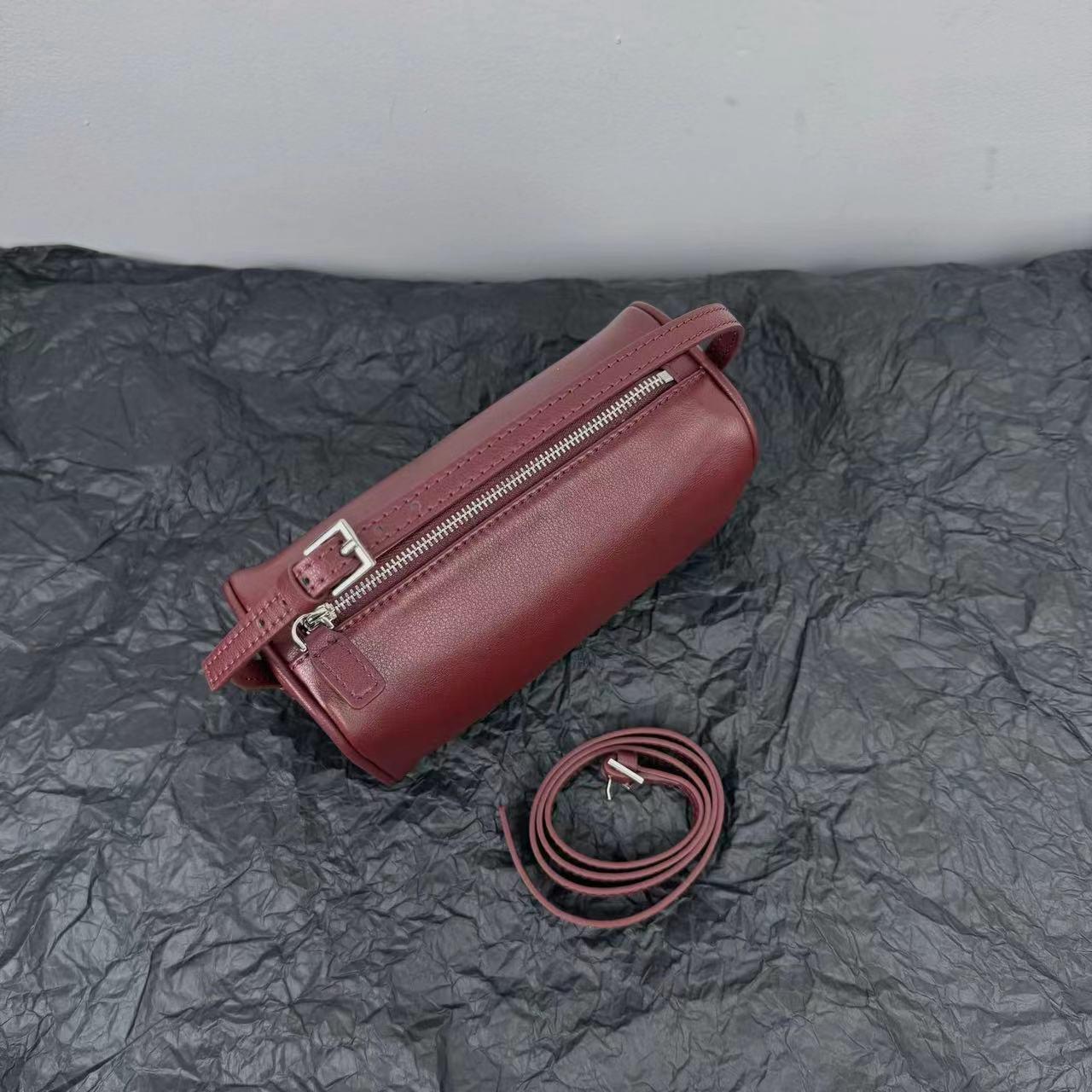 

Миниатюрная сумка-держатель для ручек из натуральной кожи Niche Design - сумка-мессенджер через плечо в стиле 90-х годов