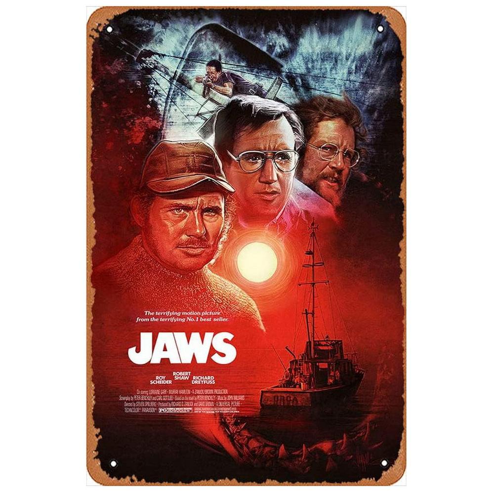 Classic Movie Vintage Metal Tin Signs True Frailty Movie Posters Wall Art Decor for Film Home Bar Man Cave Cafe Clubs Garage Pub