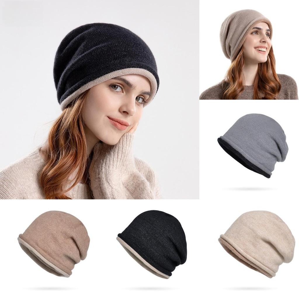 Knitted Winter Hat For Women With Windproof And Breathable Acrylic Material