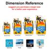 Retro Hawaiian atmosphere Beach Towel Quick Drying Travel Towel Unisex Soft Comfortable Quick Dry Portable for Men Women Beach