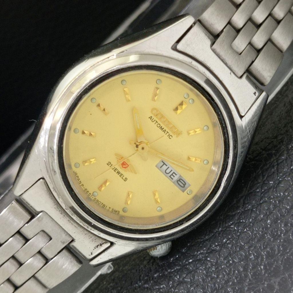 

ВИНТАЖНЫЕ ЖЕНСКИЕ ЧАСЫ CITIZEN AUTOMATIC 6651A ЯПОНИЯ ОРИГИНАЛЬНЫЙ ЦИФЕРБЛАТ a704225-1