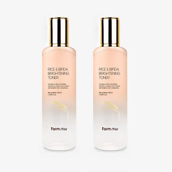 FARM STAY Rice & Bifida Brightening Toner (3 Options)