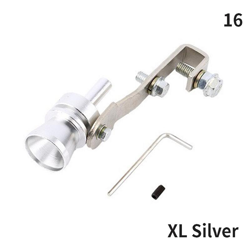 Motorbike Car Exhaust Fake Turbo Whistle Pipe Sound Muffler Blow Off Valve Universal Simulator Whistler
