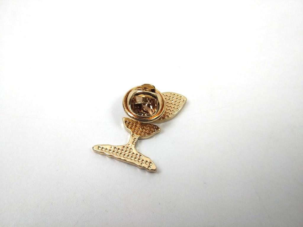 [F KNOTEN] Neue Knospe Blatt Motiv Legierung Anstecknadel, Pflanzen Motiv Accessoire, Natur, Mini Größe, Ca.. 1,5 cm x 2 cm