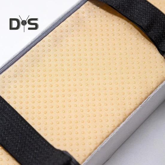 1 Par Armstödskudde i Memoryskum Stolarmstödskudde med Justerbara Remmar Armbågsstödskudde för Hem Gamingstol Kontorsstol