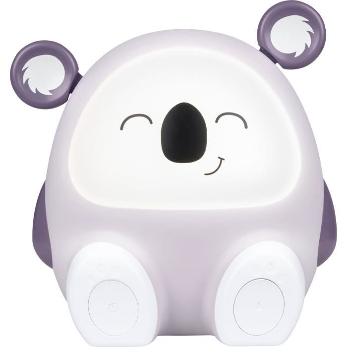Enceinte lumineuse &amp; veilleuse - BIGBEN - Koala - Bluetooth 5.0, 15W, Veilleuse réglable, Minuterie, Batterie USB-C