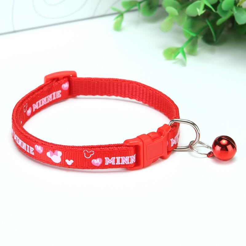 Pet Cartoon Collar with Bell for Cats and Dogs