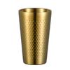 Jimeijiduo 304 Stainless Steel Honeycomb Double-Layer Hammered Cup