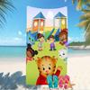 Beach Towel with Daniel Tiger's Neighborhood Pattern - soft,absorbent,machine washable Lightweight&Modern,swimming,Travel Essentials