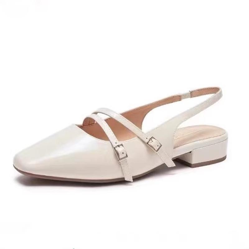 Fashion Brand Women Heeled Sandals Sexy Chunky Designer Mid Heels Shoes Woman Fashion Slides Summer 2025 New Pumps Sandalias De Mujer