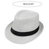 British Trilby Hat for Adult Outdoor Camping Fishing Straw Weaving Fedoras Hat