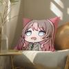 Anime Cartoon It'S Mygo Band Lovely Pillow Case Double-Sided Plush Sofa Cushion Covers Organic Breathable Invisible Zipper