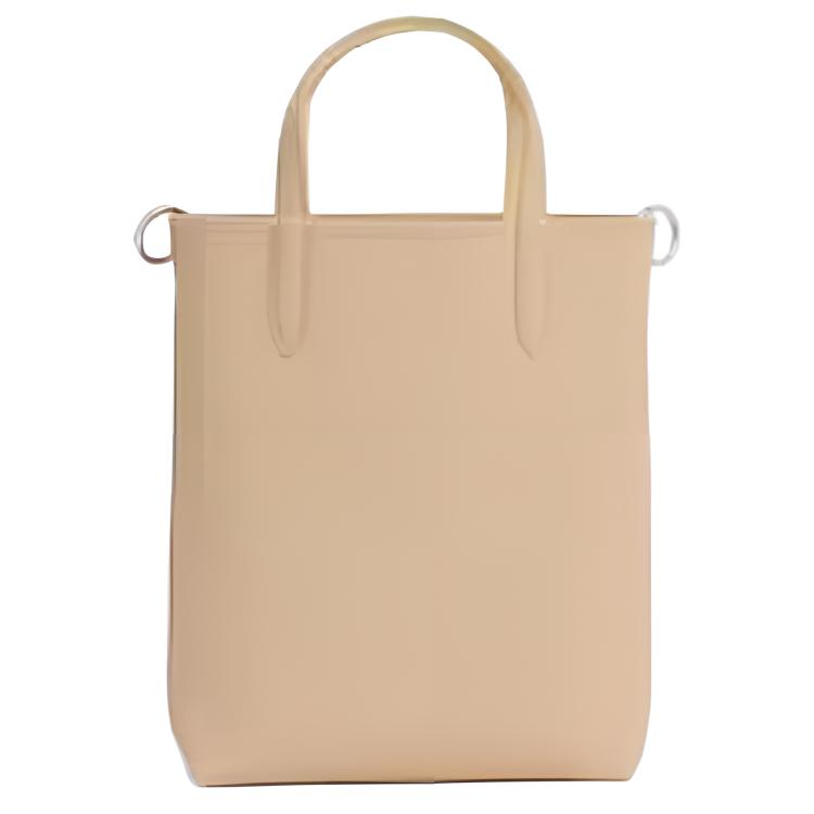 Lacoste Solid Color Minimalist Reversible Design PVC Tote Bag Women bags Beige NF2991AA-T36 Beige 26170₽