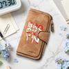 Stylish Printed Long Wallet Fashion Daily Use Card Holder Slim Purse