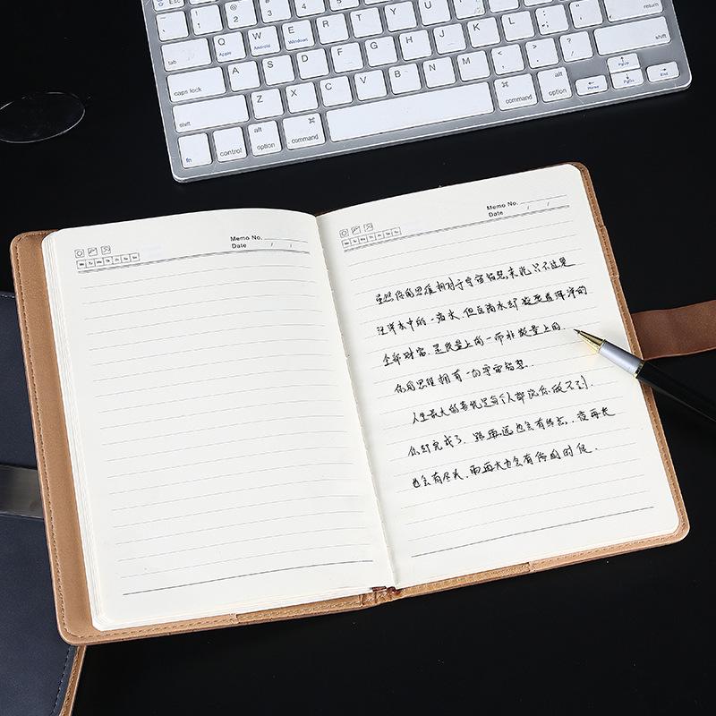 A5 Retro Sheepskin Laser Engraving Notebook for Students & Professionals - Custom Logo Option Available