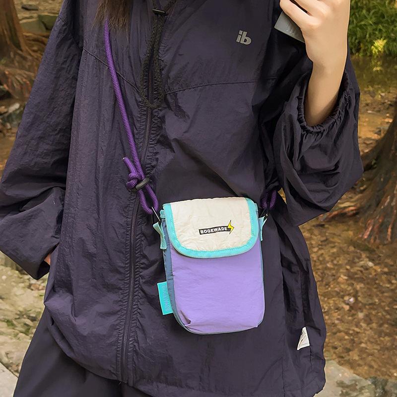 Crossbody Bag Color Block Mobile Phone Shoulder Bag