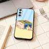 LuLu the piggy phone Case For Samsung Galaxy A73,A72,A71,A70,A53,A52,A51,Others Soft Black Shell