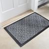 Geometric Anti-Slip Mud Wiping Door Mat - Wear-Resistant Rubber, Polypropylene