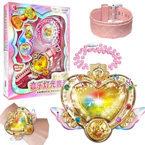 Magica DoReMi Musica Flash Rotante Bacchetta Magica Piccola Fata Magica Principessa Bacchetta Fatata Sailor Moon Scintillante Giocattolo Perfetto