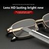 Glass Lens Reading Glasses Men Women Presbyopia Magnifying Clear Crystal Lenses Anti-Scratch Diopter Eyewear +150 250 350