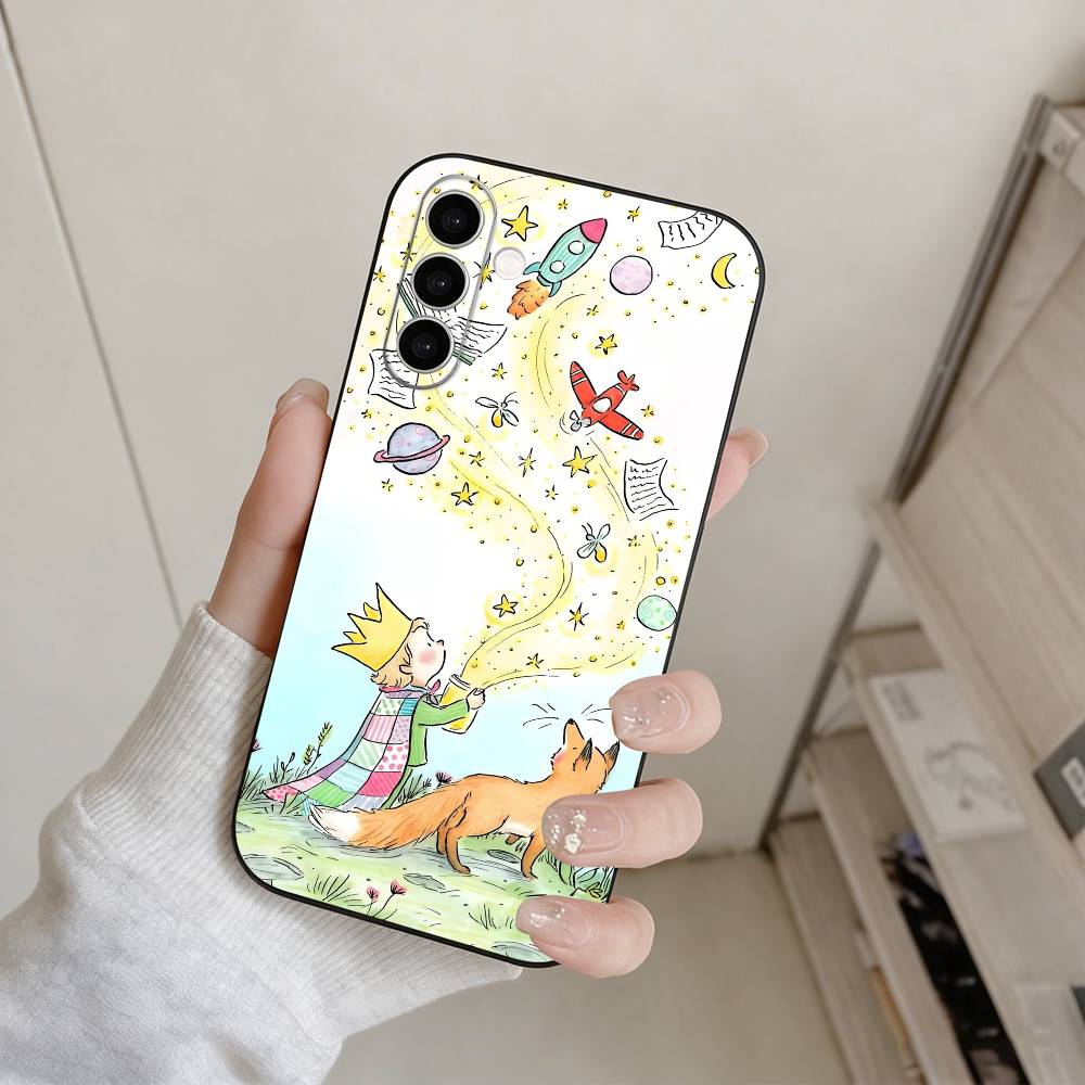 The Little Prince Phone Case For Samsung Galaxy A73,A72,A71,A70,A53,A52,A51,Others Soft Black Cover