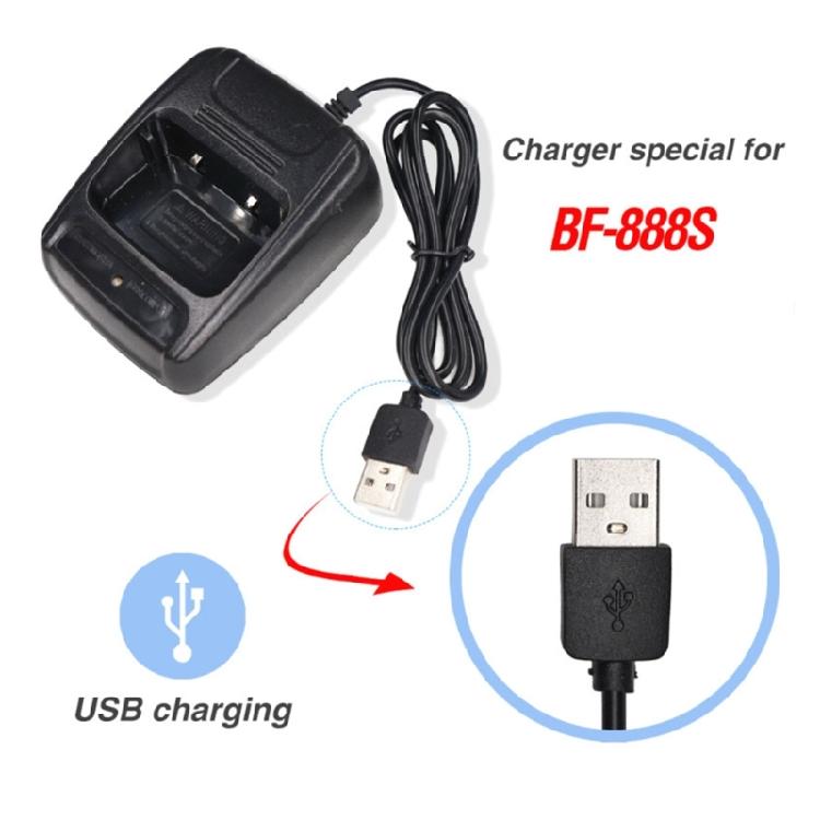 Efficient USB Charging Accessory Portable Travel Charger Holder base for BF999S 888S 777S 666S Two Way Radio