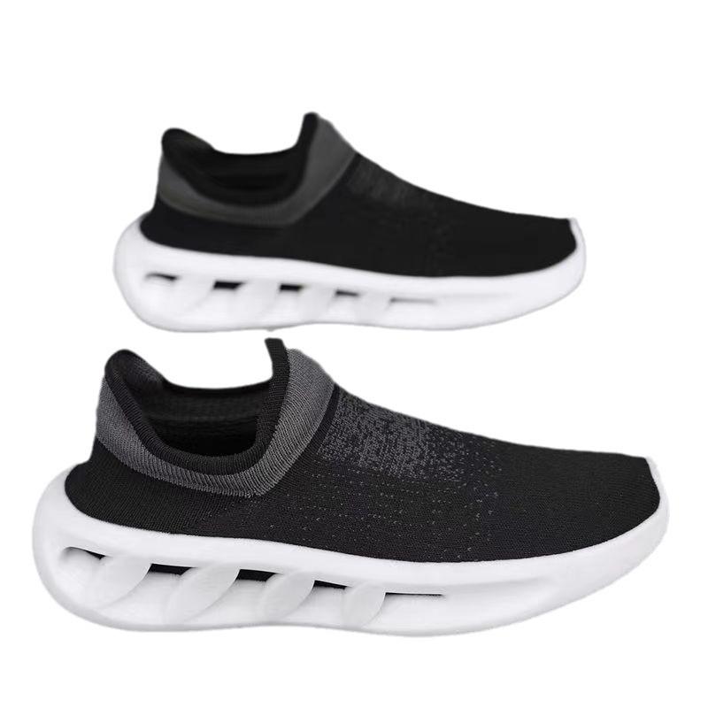 Мужские без шнуровки прогулочные туфли Теннисные туфли с лезвием Нескользящие кроссовки — фото 6