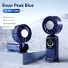 Nový Ledový Kompresor Rychlý Ventilátor Polovodičové Chlazení Ruční Ventilátor Přenosný na Krk Digitální Displej Skládací Ventilátor