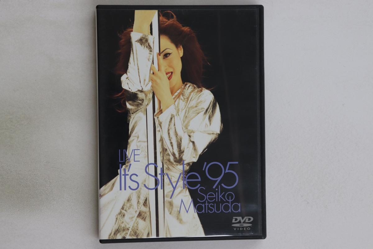 

DVD SEIKO MATSUDA - LIVE It s Style 95 SRBL1203 SONY 2003 Japan Music Video Used