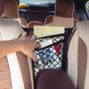 Filet de rangement universel double couche pour sièges de voiture, Filet de rangement suspendu isolant monté sur véhicule