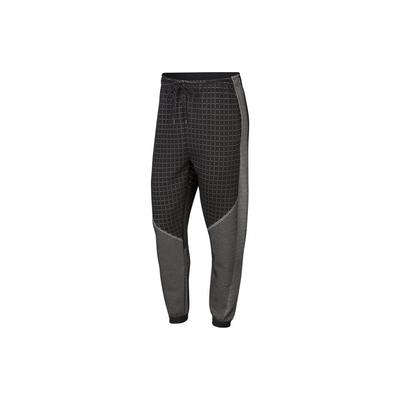 Plaid Lace-Up Casual Training Tapered Vintage Sports Pants Women Pants Black CI9437-011