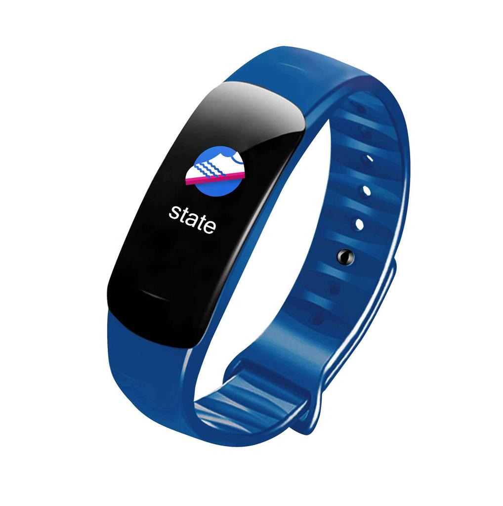 Smart Bracelet C1Plus: Color Screen, Waterproof, Long Battery Life, Pedometer, Heart Rate, Blood Pressure, Blood Oxygen, Bluetooth.