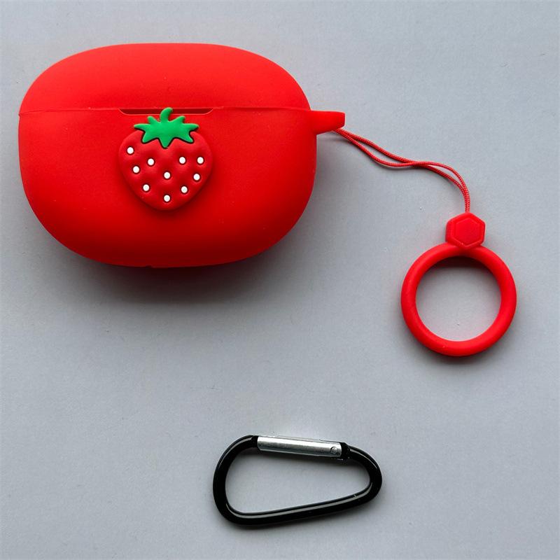 For OnePlus Nord Buds 1 Pro Bluetooth Headset Case Fruit Silicone Soft Case