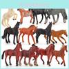 Mini Pvc Arabian Horse Statues Set For Collectors And Animal Hobbyists