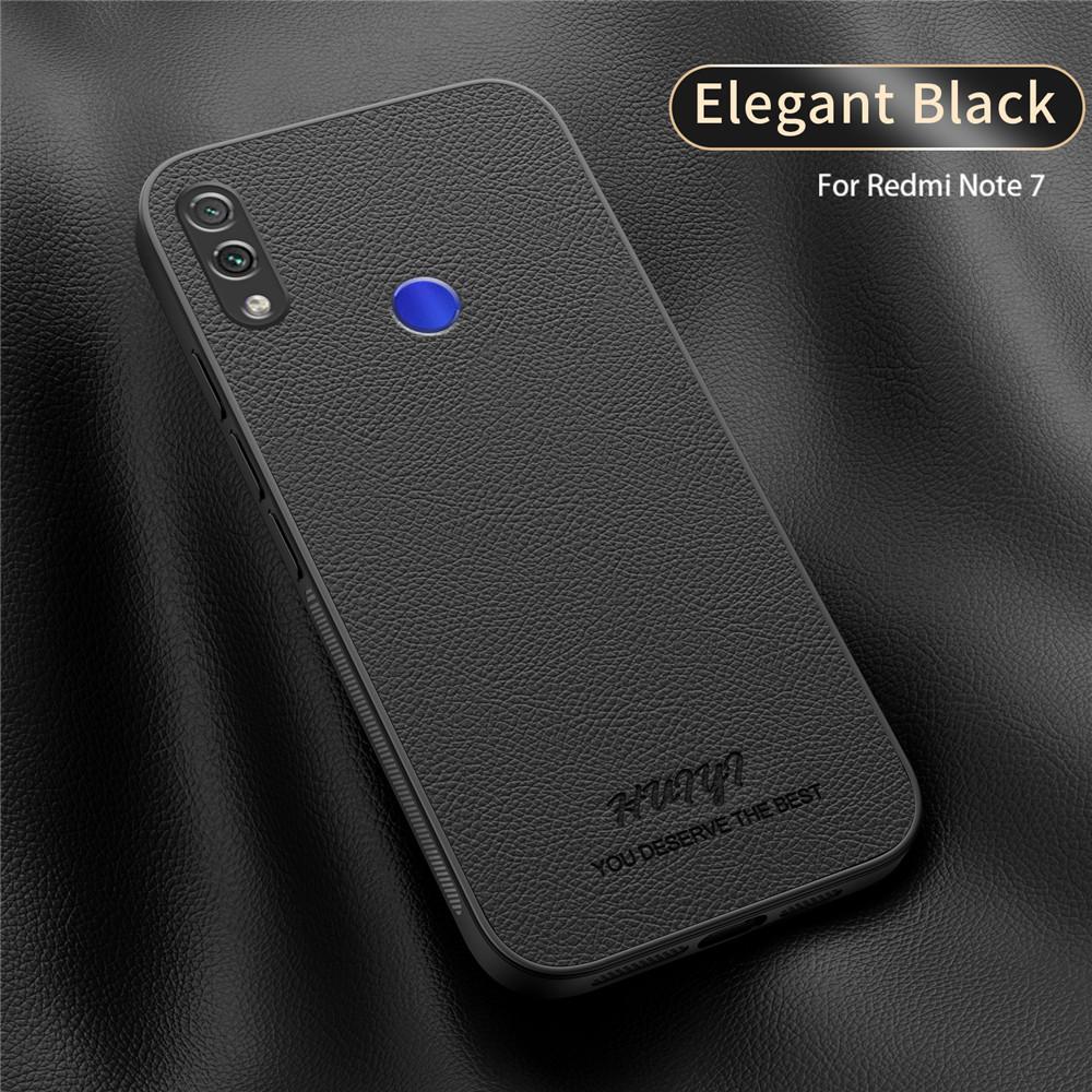 Custodia in Pelle Morbida con Cornice Magnetica di Lusso Business per Xiaomi Redmi Note 7 7S Pro Note7 Custodie per Telefono Capa
