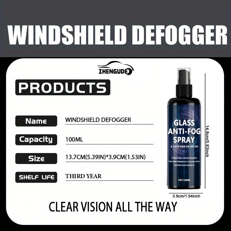 Universal Car Glass Rainproof Coating, Anti-Fog Spray for Car Windshields, Rearview Mirrors, Glasses, and Helmets, Enhances Waterproof Performance, 