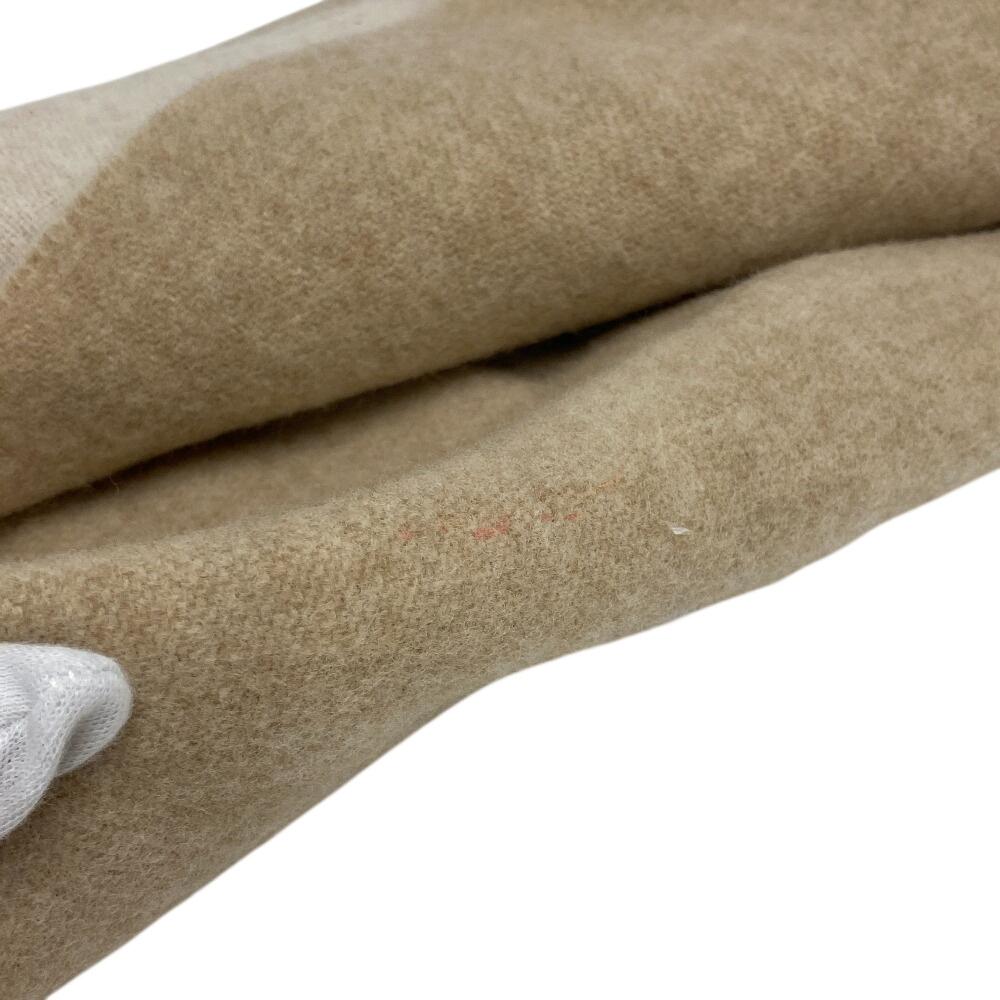 LOEWE anagram wool Scarf white wool unisex Used