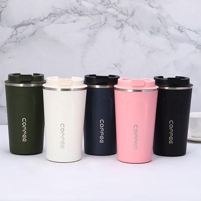 380/510ml Hot Cold Water Bottle Leak-proof Insulated Cup Simple Student Bottle  for School Office
